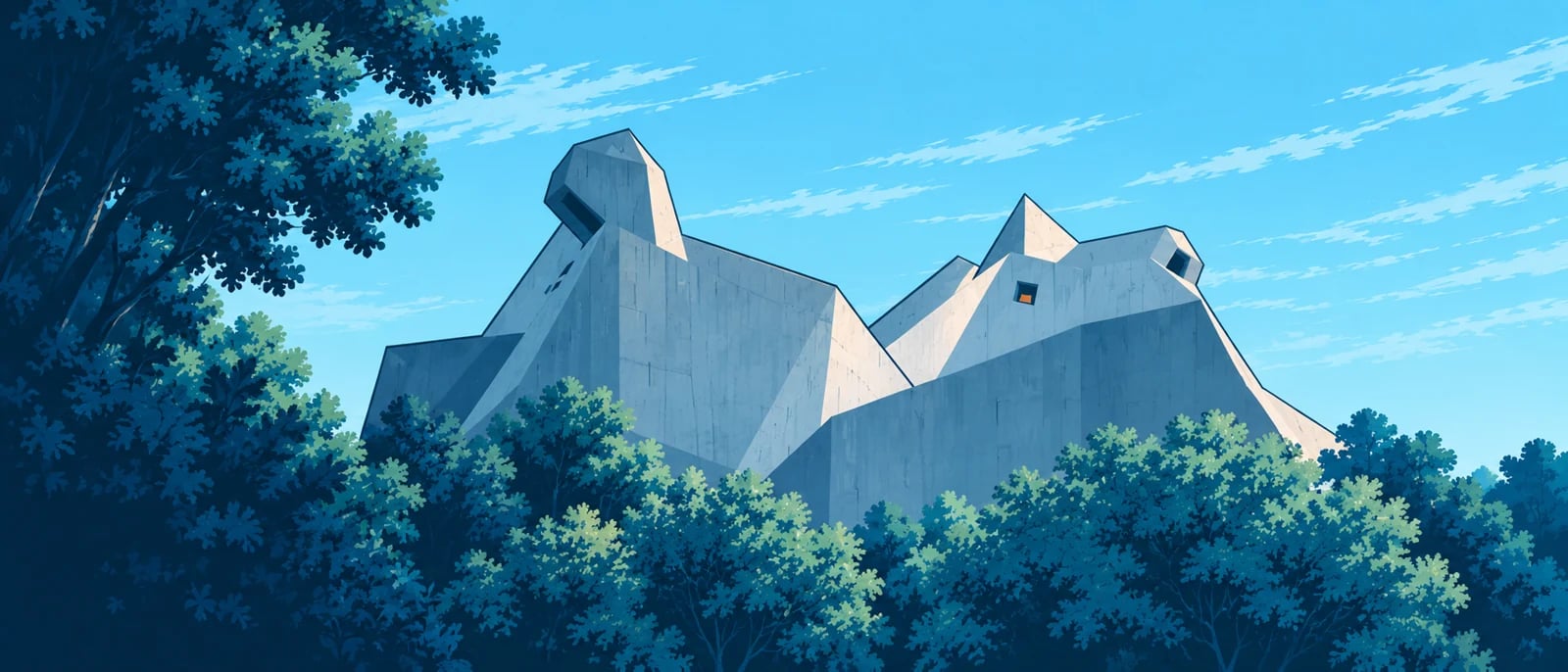 Illustration (KI-generiert): Stilisierte Architekturansicht des Mariendoms