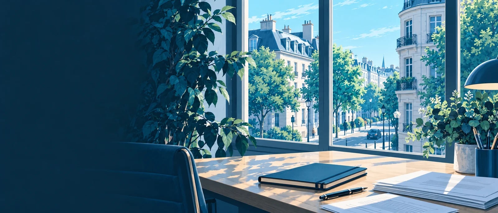 Illustration (KI-generiert): Symbolische Illustration zum Thema „Impressum“