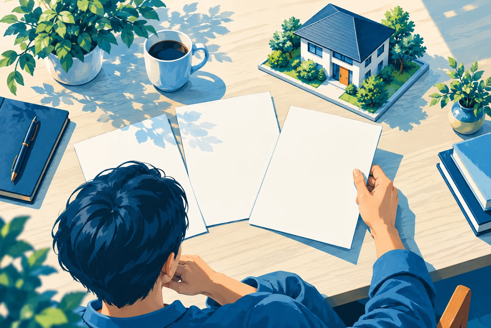 Symbolische Illustration (KI-generiert): Unterlagen für die Finanzierungsplanung